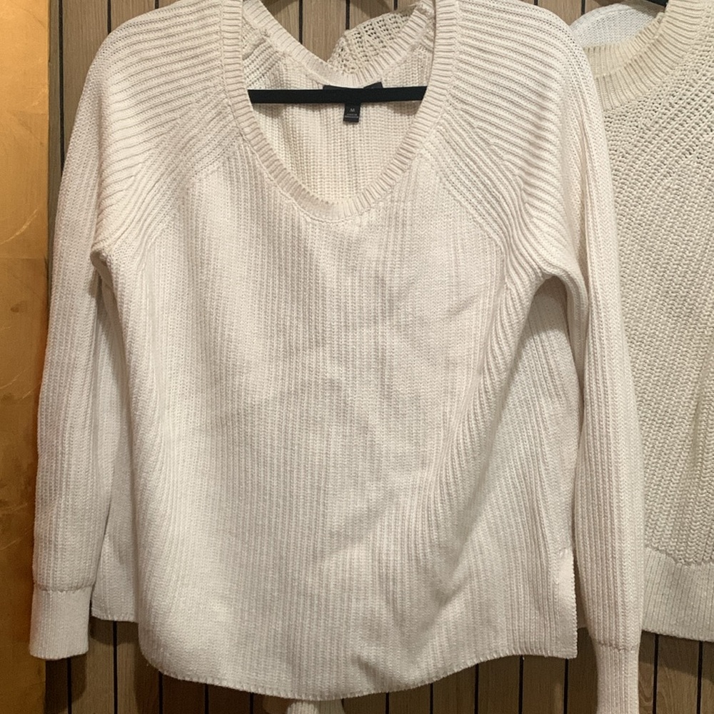 Set of 2 Banana Republic White Sweaters